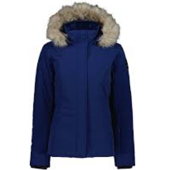 NWTs Obermeyer Tuscany Elite Insulated Ski Jacket. Navy. Sz. 4 - Picture 16 of 16
